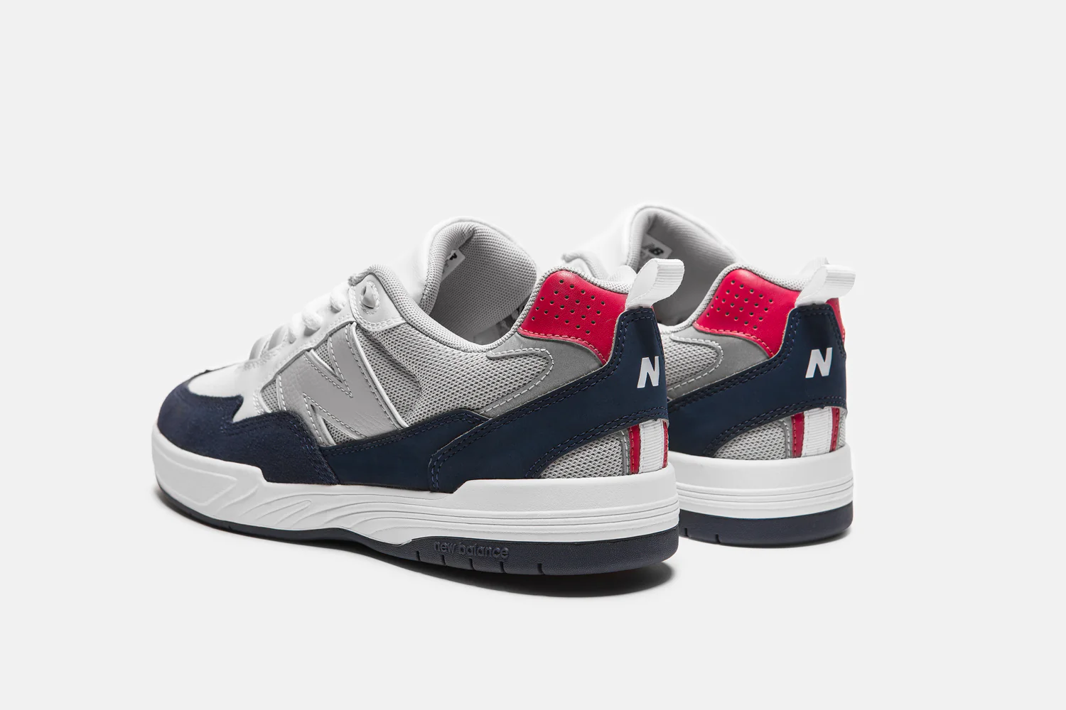 New Balance Numeric Skateboard Shoes Tiago Lemos 808 White/Navy - Image 4