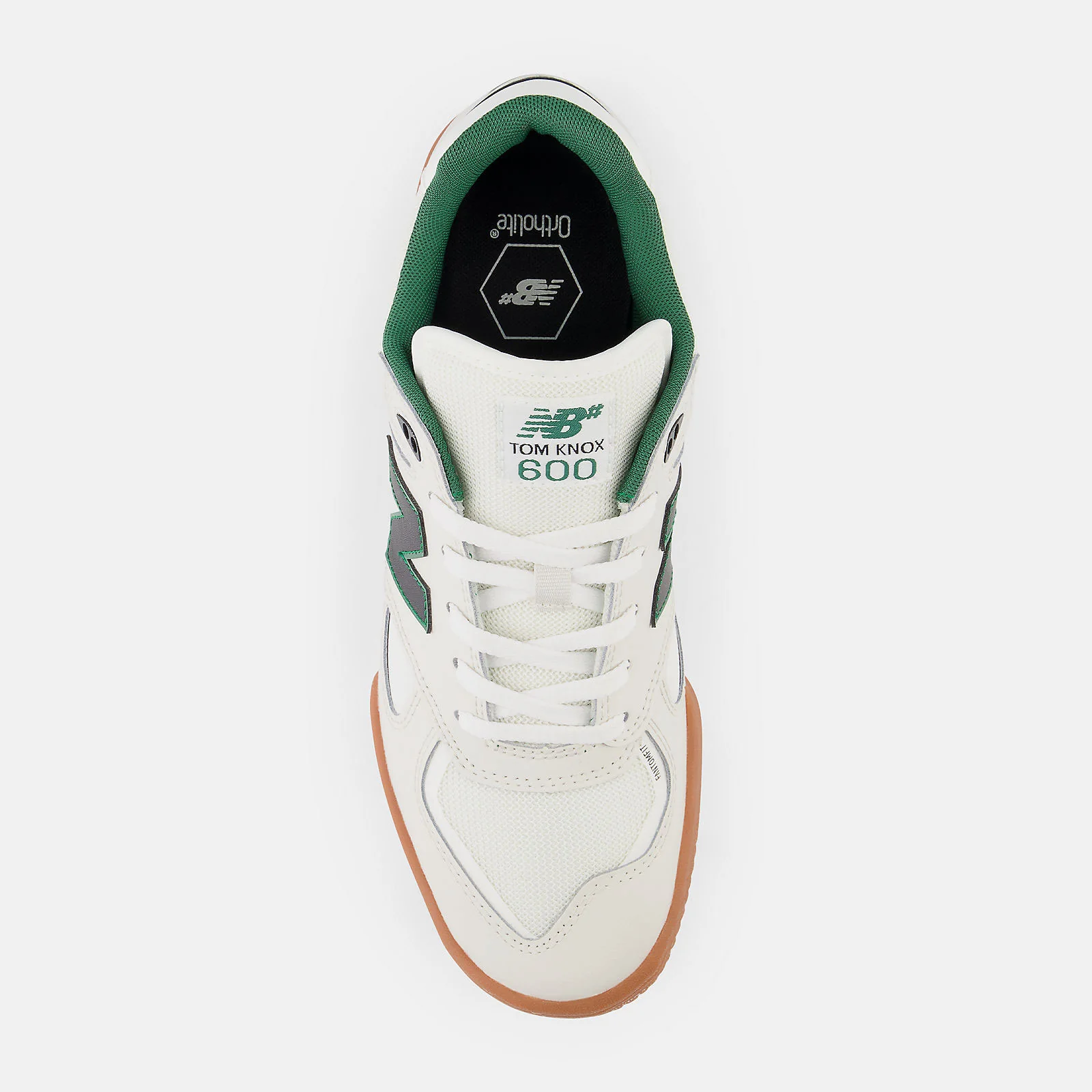 New Balance Numeric Skateboard Shoes Tom Knox 600 White/Gum - Image 4