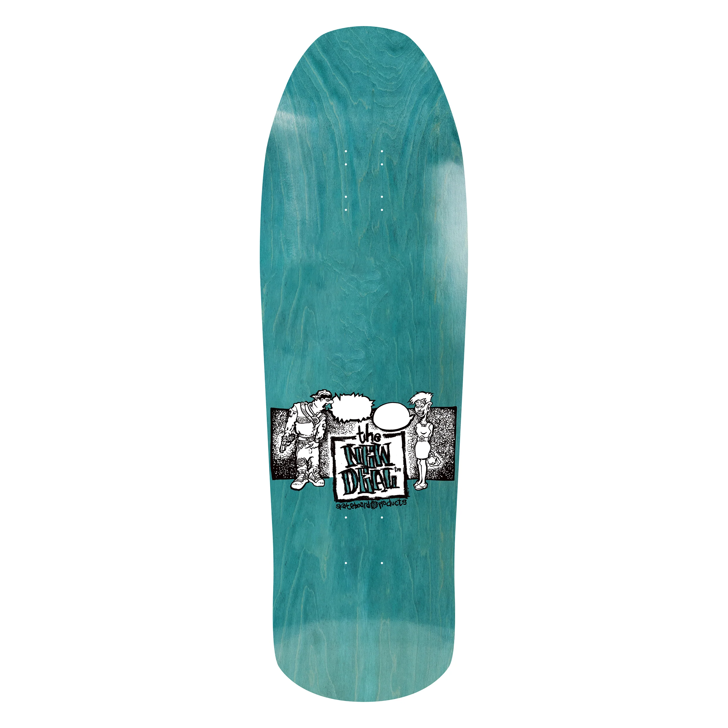 New Deal Skateboard Complete Andy Howell Tricycle Kid Teal 9.63" x 30.75" - Image 2