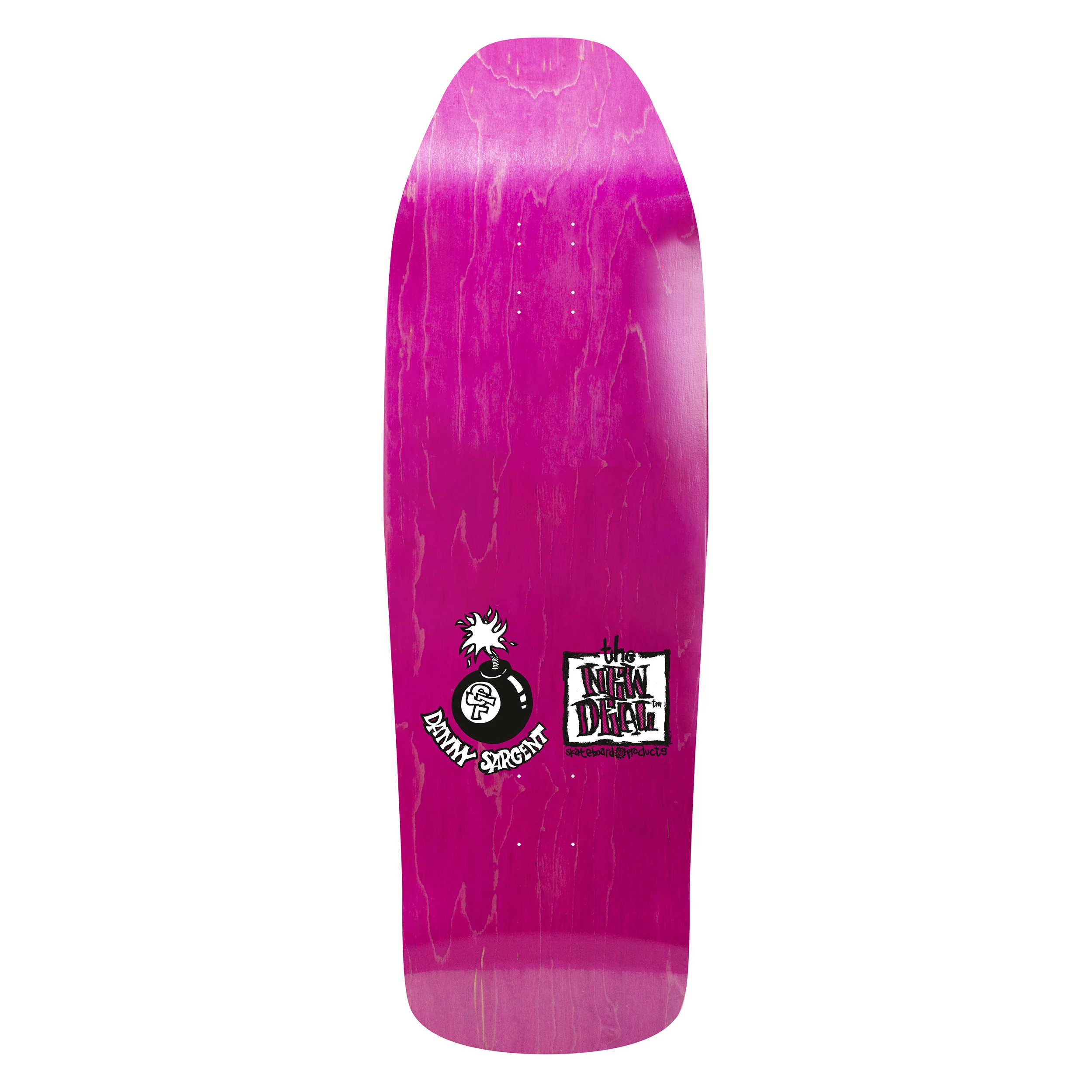 New Deal Skateboard Complete Danny Sargent Monkey Bomb Pink 9.62" x 31" - Image 2