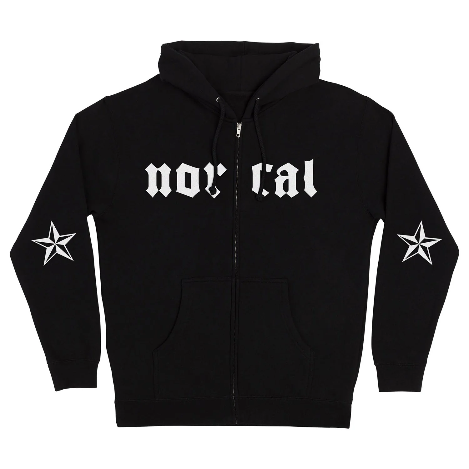 Nor Cal Hoody Medieval Zip Black