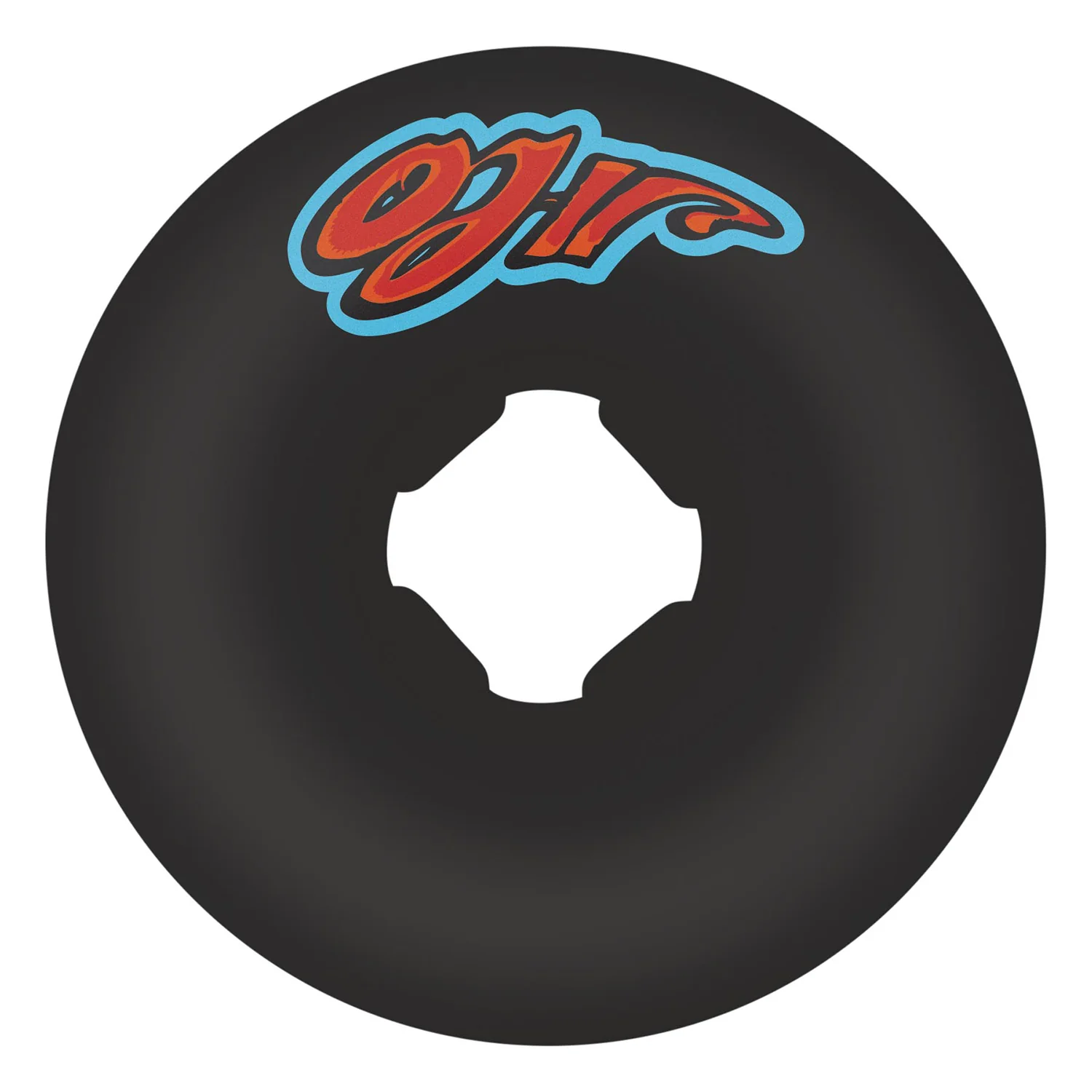OJ Skateboard Wheels 56mm Screaming Hand Chubbies 101A Black - Image 3