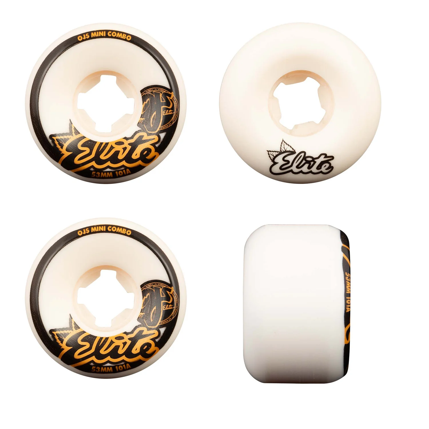 OJ Skateboard Wheels and Independent Bearings Combo 53mm Elite Mini Combo 101A - Image 2