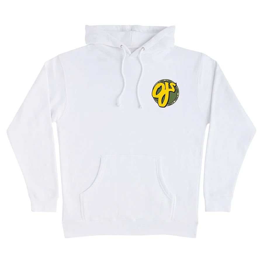 OJ Wheels Hoody Pacifico Pullover White - Image 2