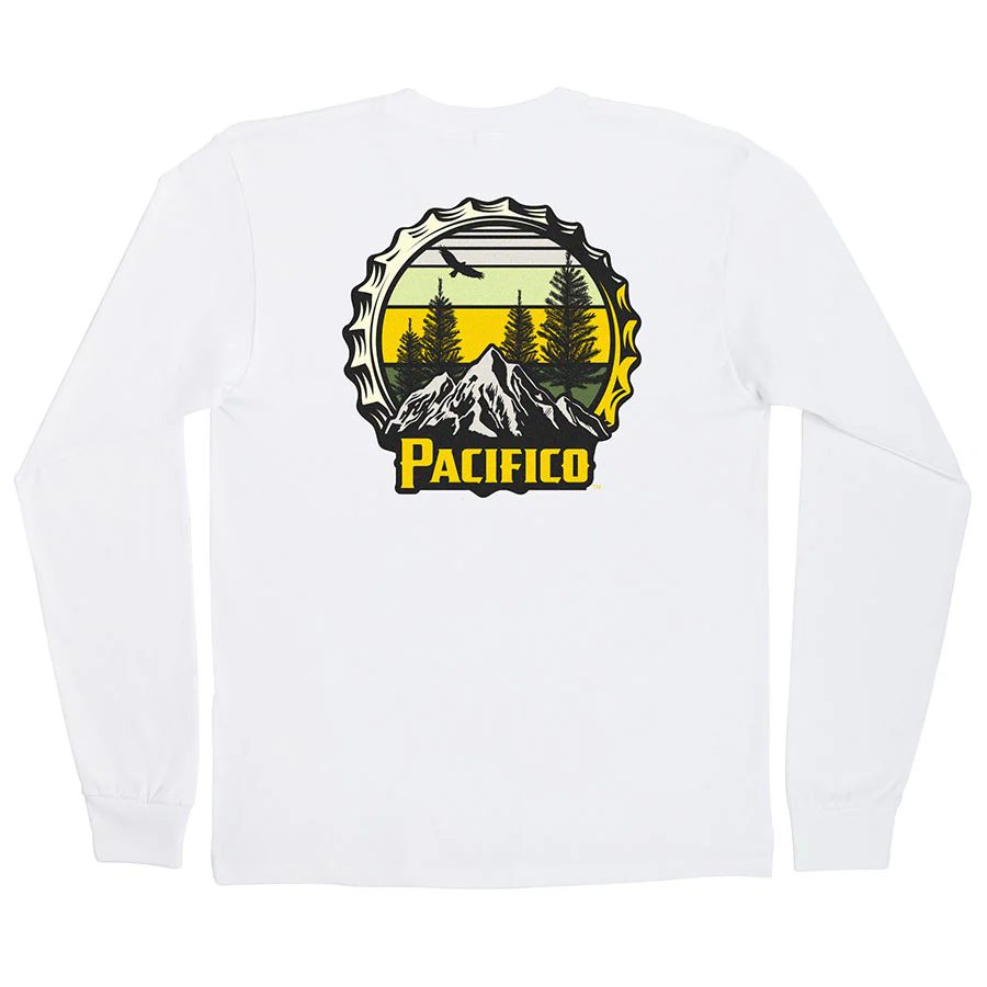 OJ Wheels Longsleeve Shirt Pacifico White