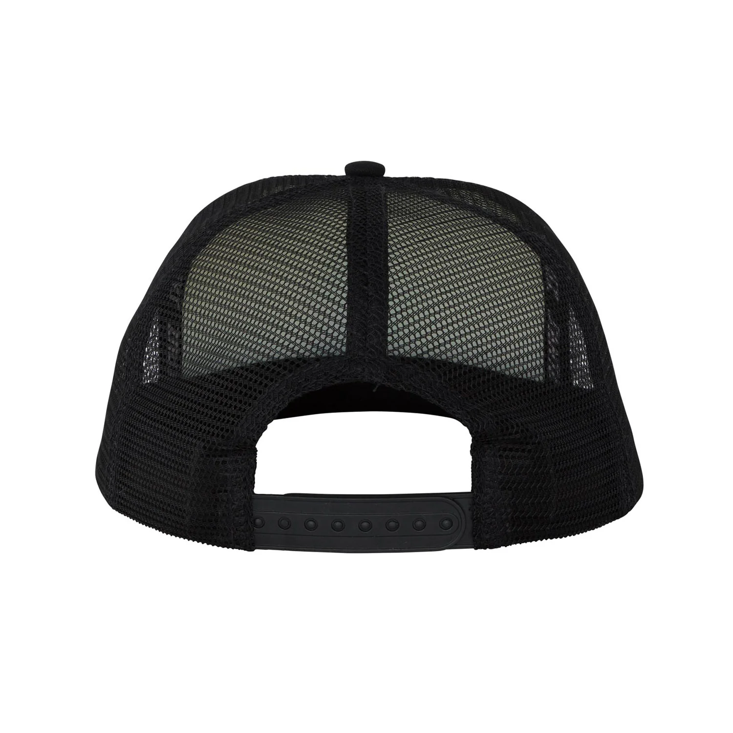 OJ Wheels Skateboard Hat Standard Mesh Trucker High Profile Black - Image 2