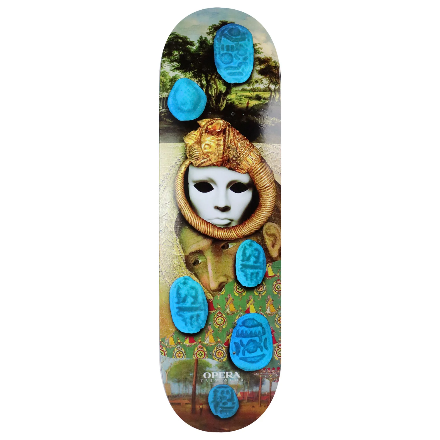 Opera Premium Skateboard with Indy Trucks, Pig Wheels - 8.75" Trey Wood Curtain Call - Image 2