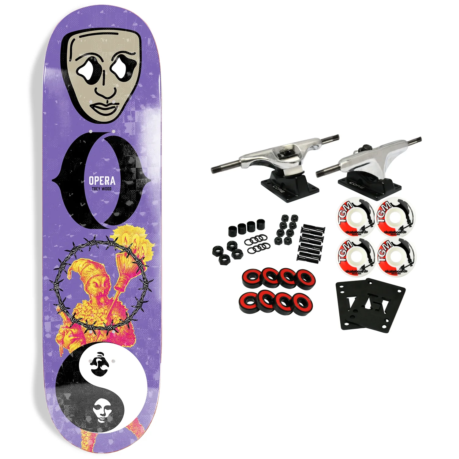 Opera Skateboard Complete Wood Piece 8.75" x 31.95"