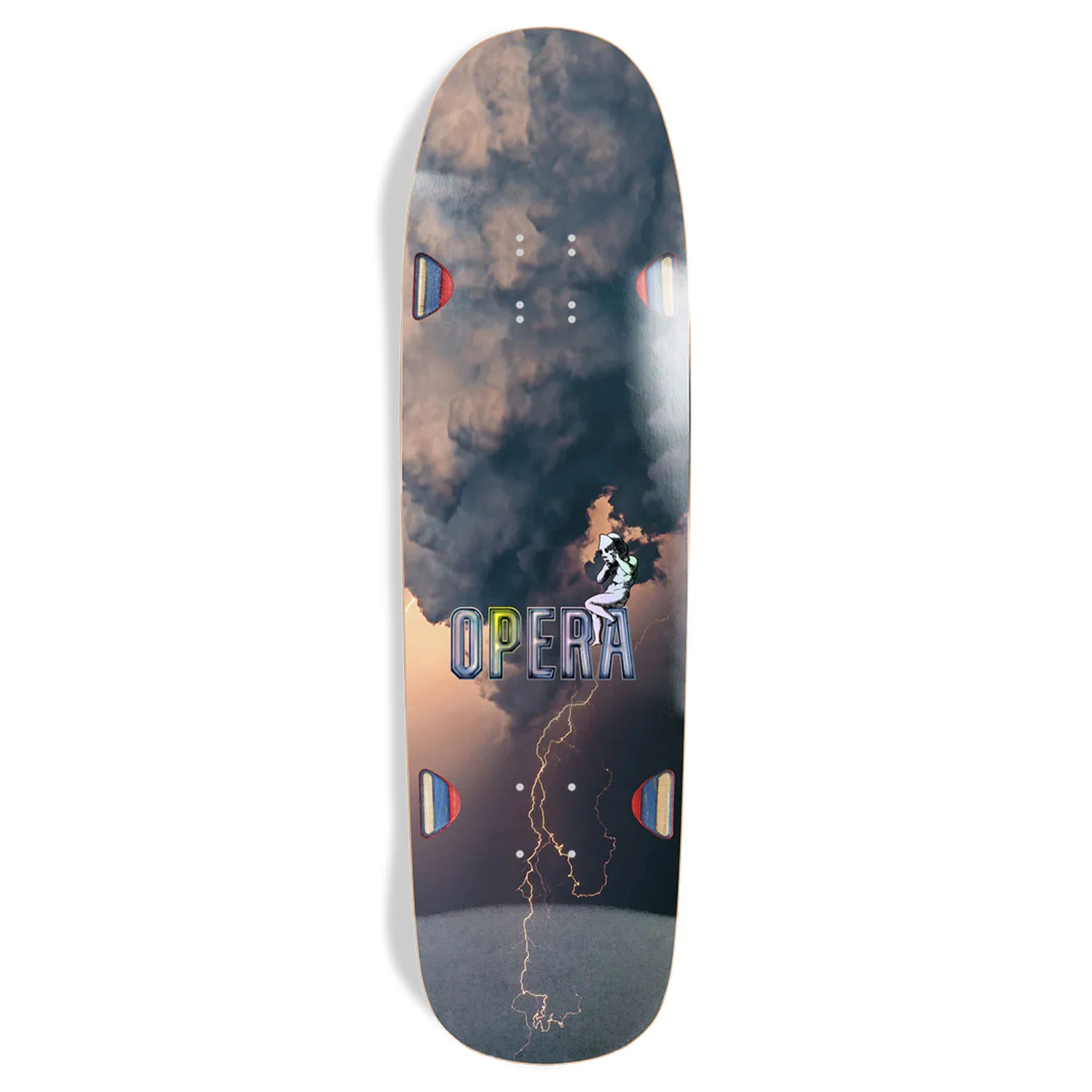 Opera Skateboard Deck Cloudy 9.125" x 32.6"