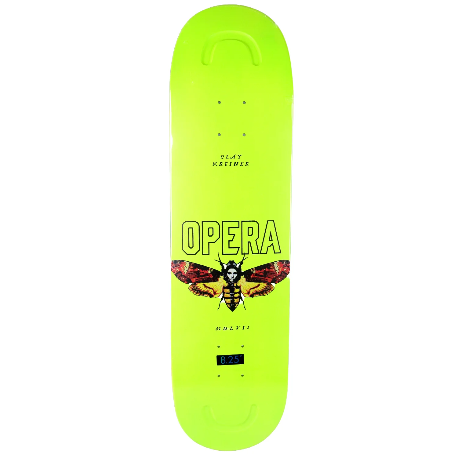 Opera Skateboard Deck Kriener Moth 8.25" x 32" - Image 3