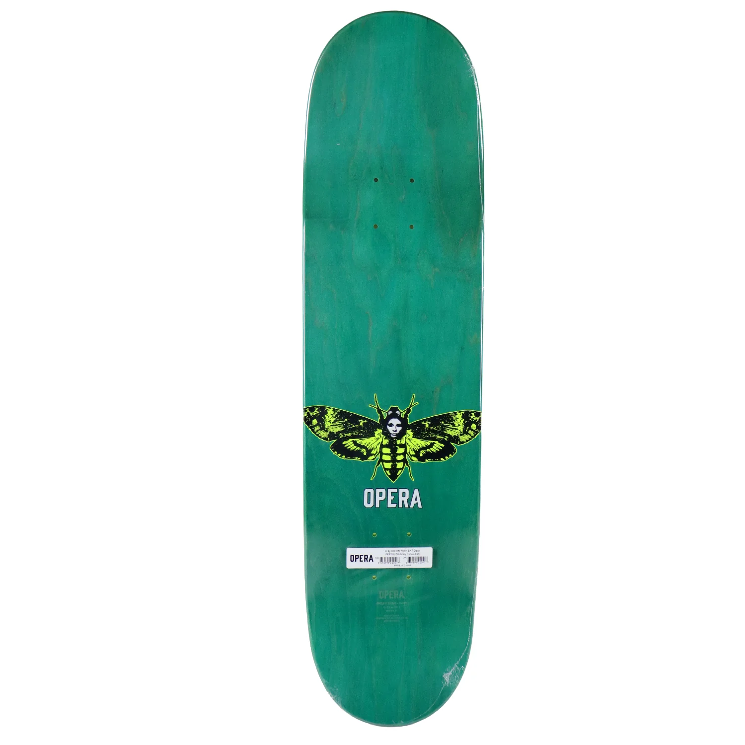 Opera Skateboard Deck Kriener Moth 8.25" x 32" - Image 4