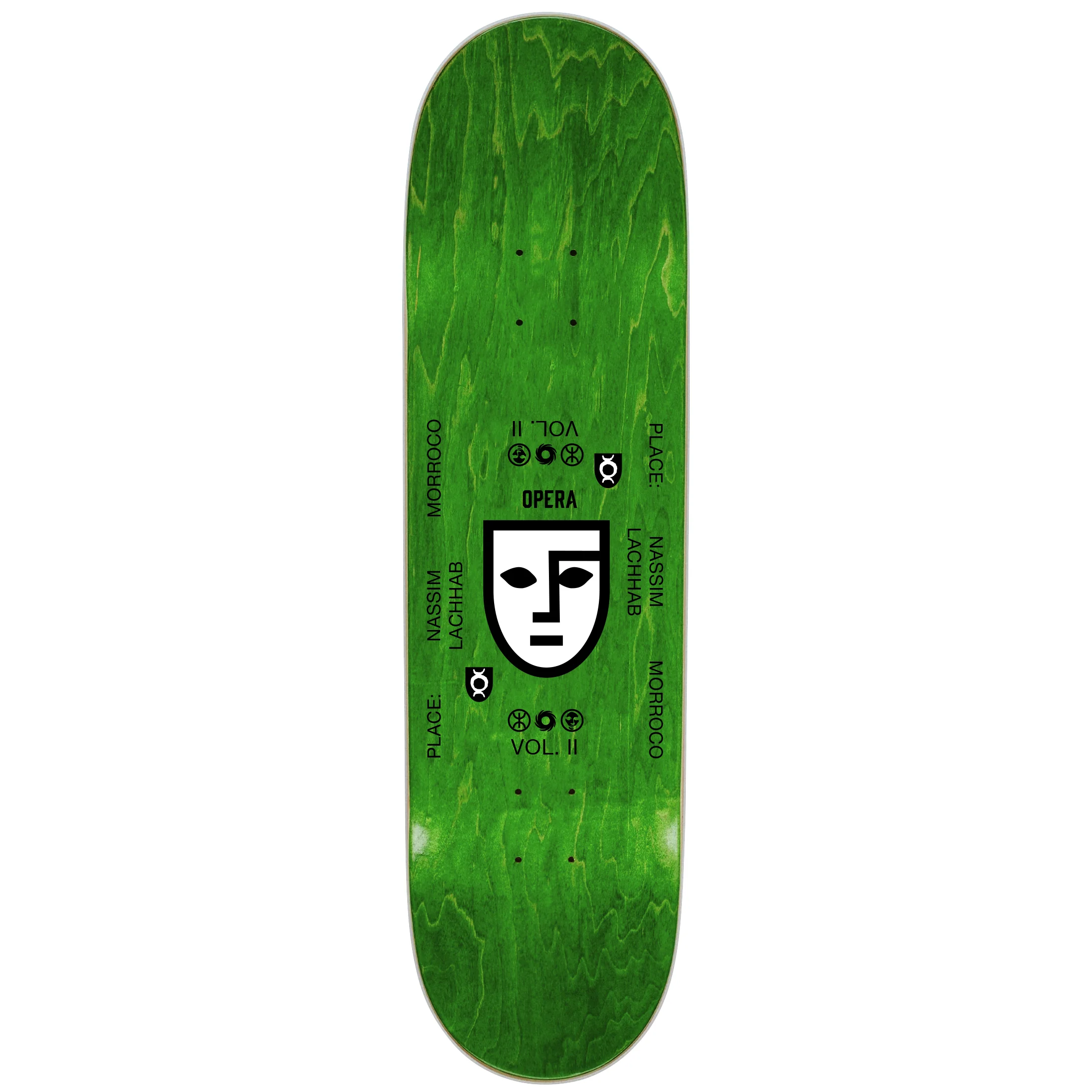Opera Skateboard Deck Nassim Crypto Oil Slick 8.375" x 32.2" - Image 2