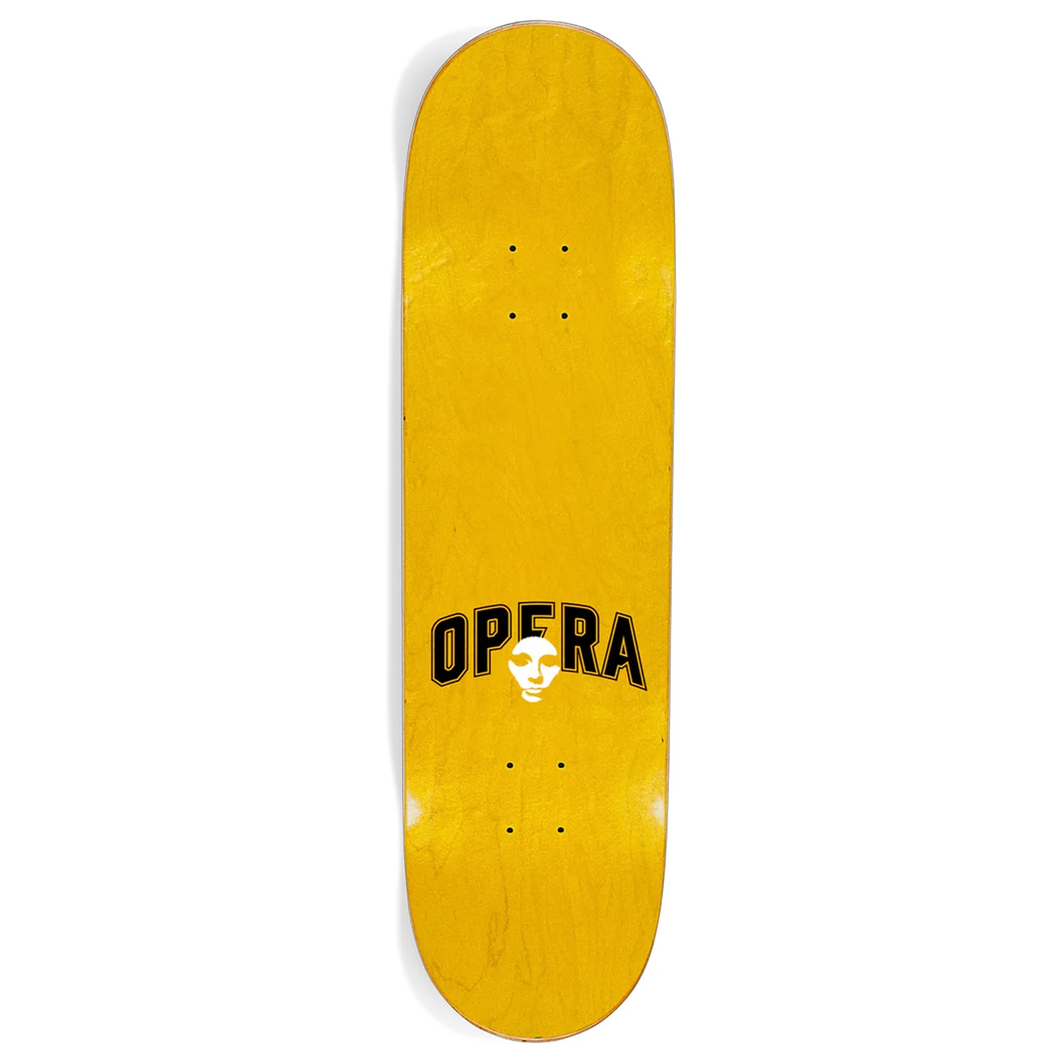 Opera Skateboard Deck Trey Wood Horns Black/Blue Bleed 9.0" x 32.1" - Image 2