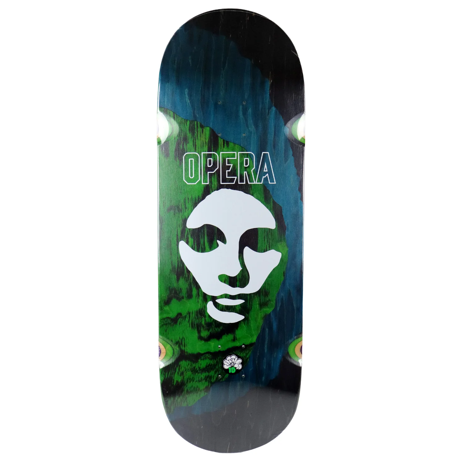 Opera Skateboard Deck Triple Torn Big Mask 10" x 31.85" - Image 3