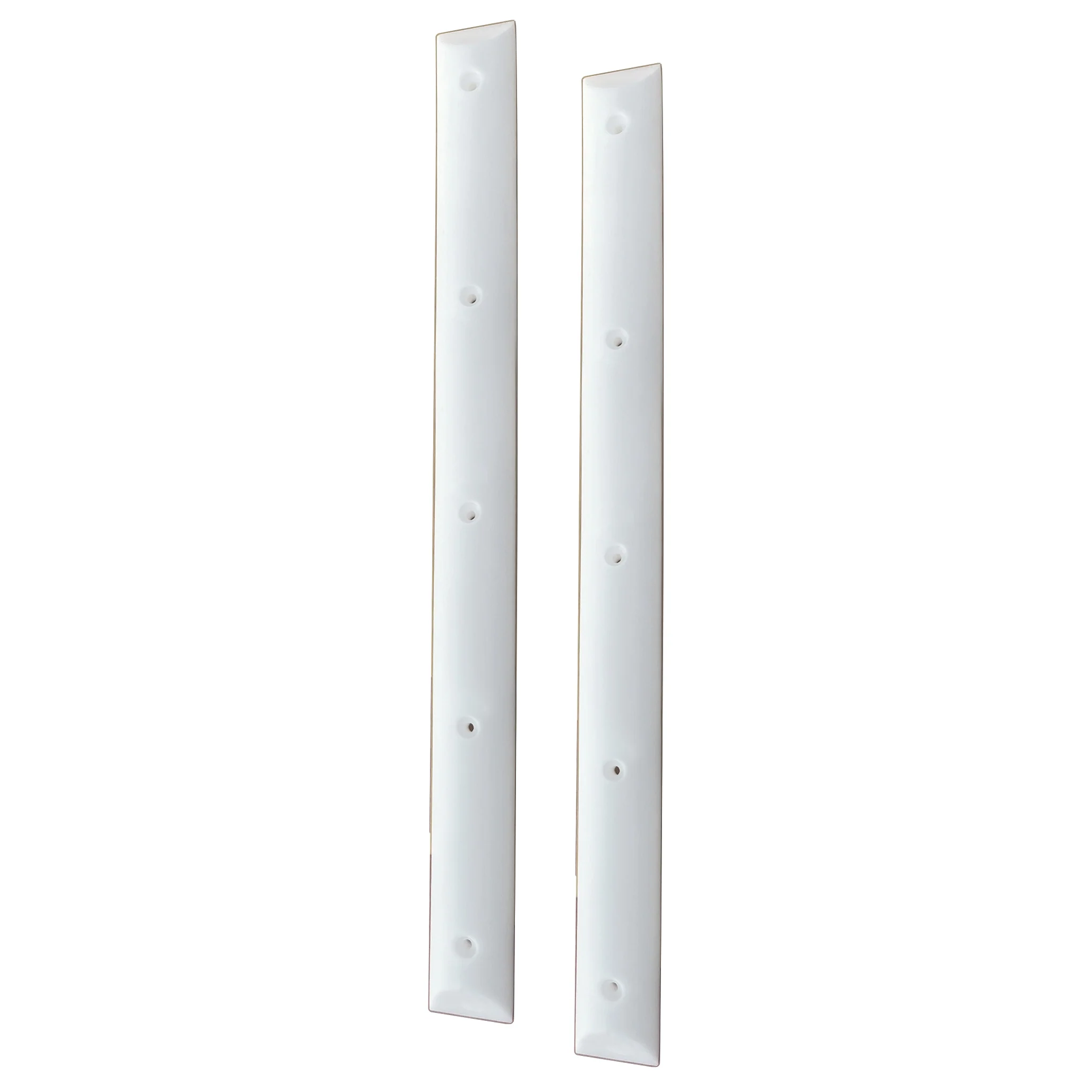 Opera Skateboard Rails with Mounting Screws - Fatties 1.25" Wide, 12.75" Long, 4-Hole Design (Pack of 2)