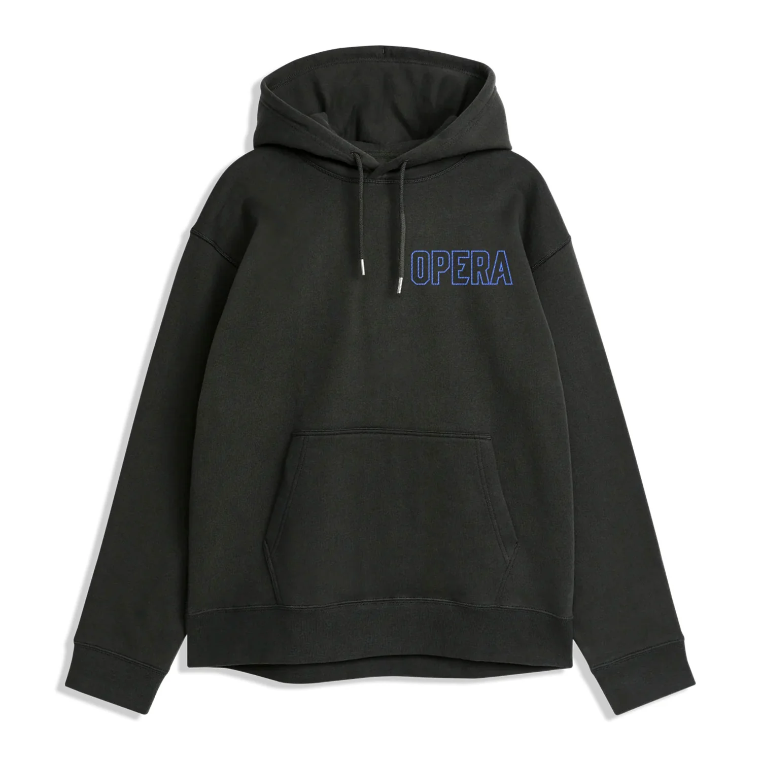 Opera Skateboards Hoody Outline Embroidered Black