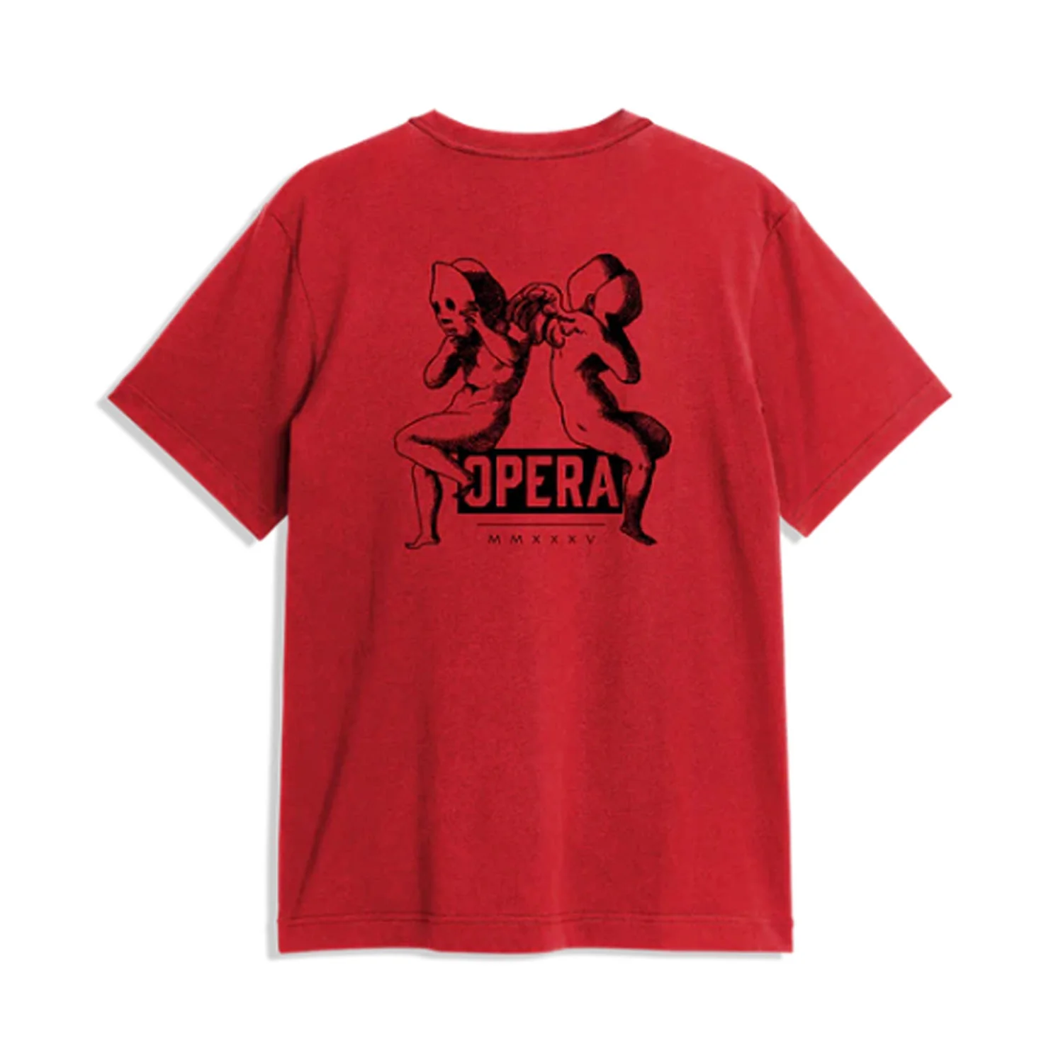 Opera Skateboards Shirt Angels Antique Cherry Red