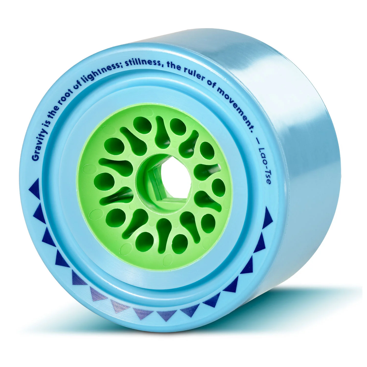 Orangatang Longboard Wheels Dad Bod Blue 105mm 77A with Loaded Jehu V2 Bearings - Image 3