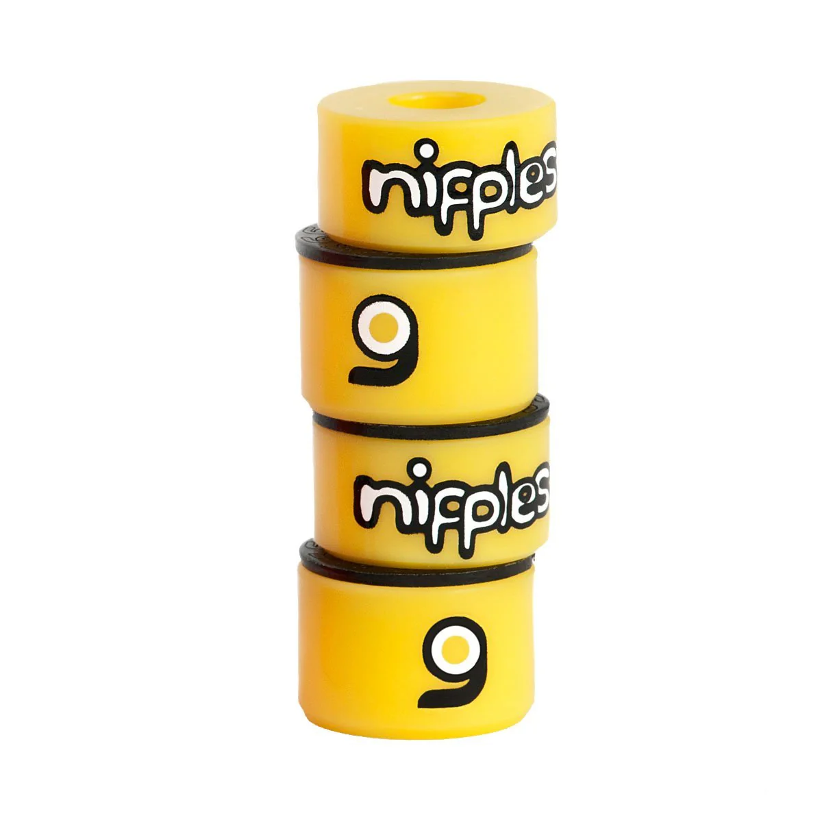 Orangatang Nipples Hard Truck Bushings (Yellow, Set of 4) - Image 2