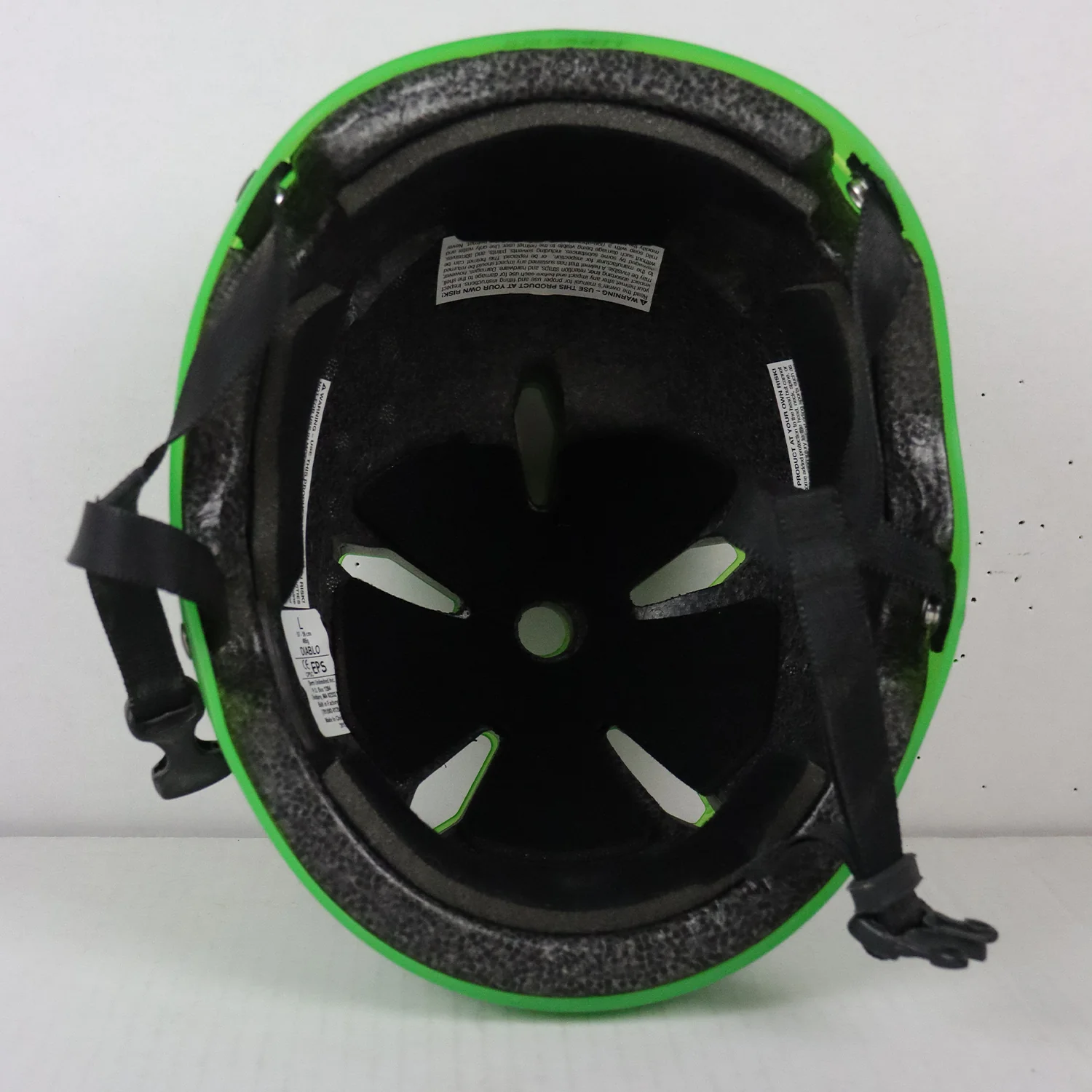 Out of Box Bern Helmet Diablo Clear Green Size L - Image 7