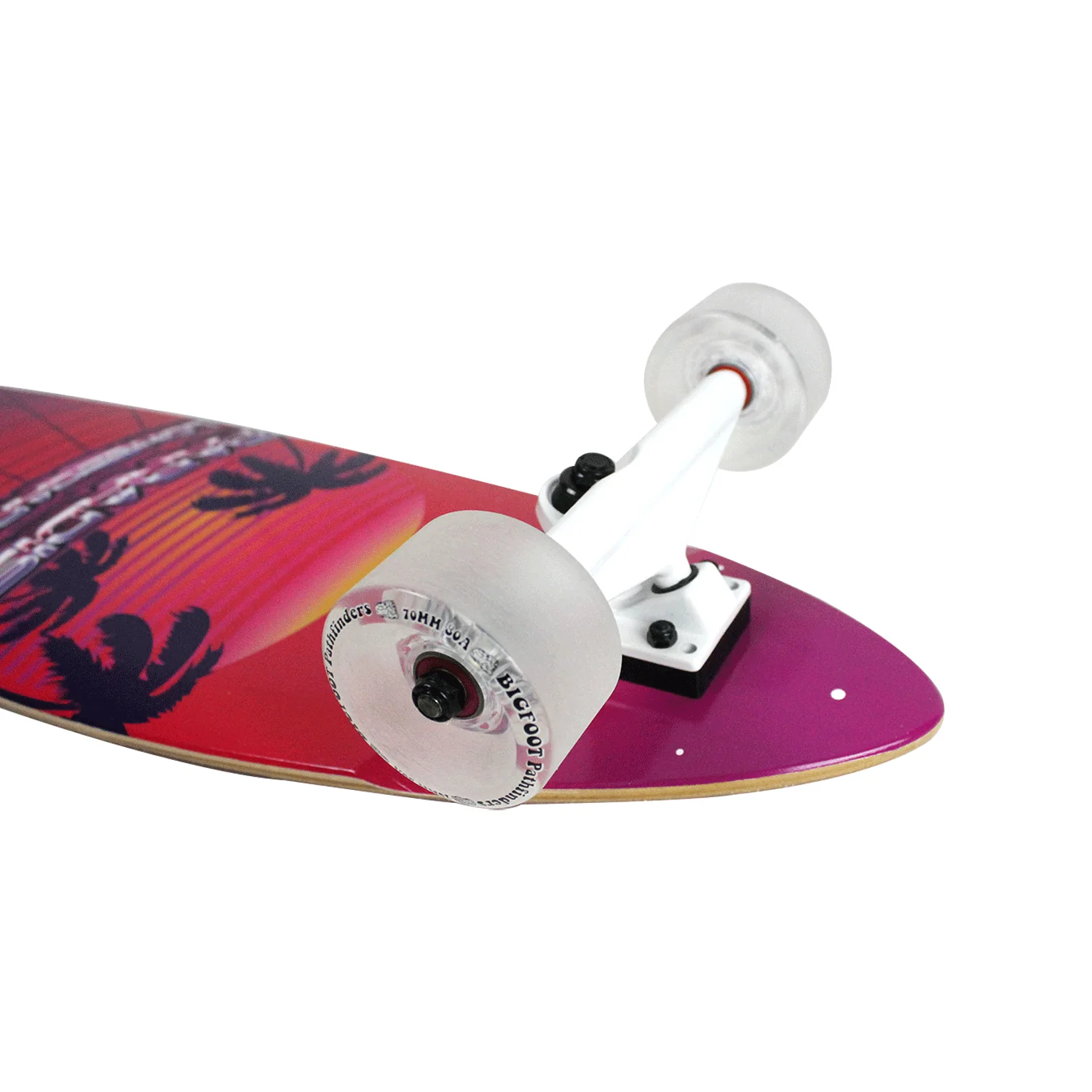 Paradise Longboard 9.5" x 39.5" Retro Swallow Tail Fish Shape - Image 3