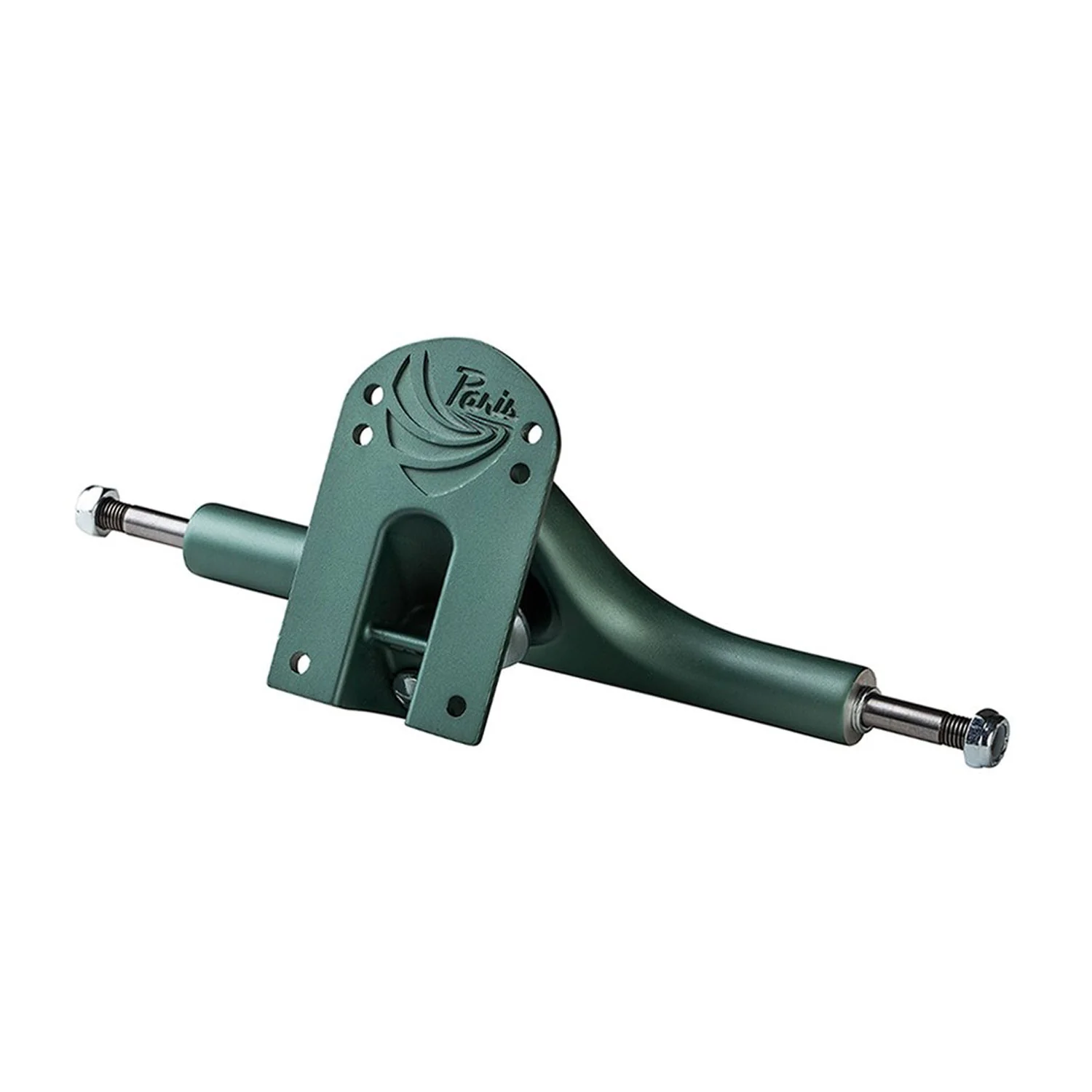 Paris Longboard Trucks Kit (Sage Green) With Blood Orange 65mm Wheels & Independent Bearings - Image 2