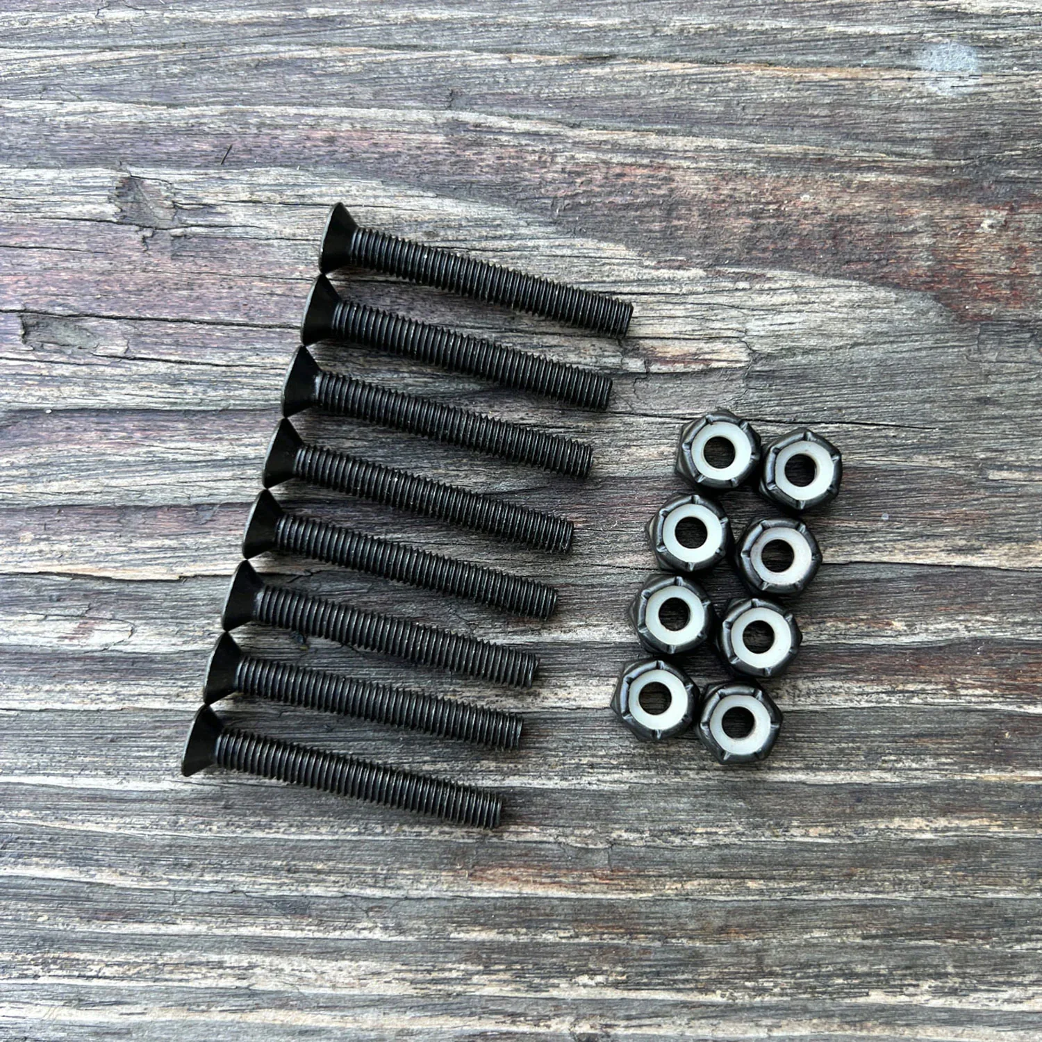 Paris Longboard Trucks Mounting Hardware Flat Head Bolts and Nuts Pack 1 1/2" - Image 3