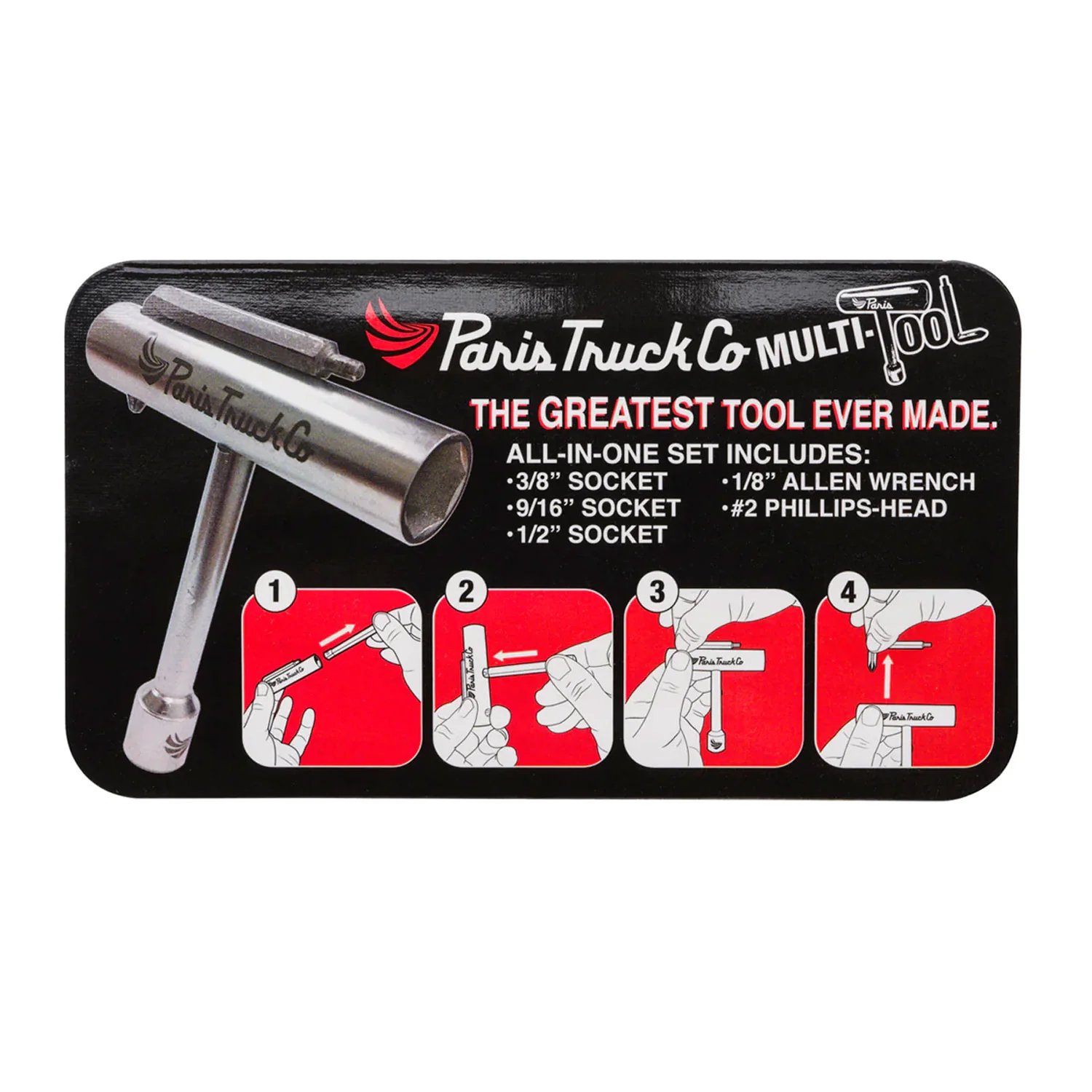 Paris Longboard Trucks Skate Tool Black - Image 5