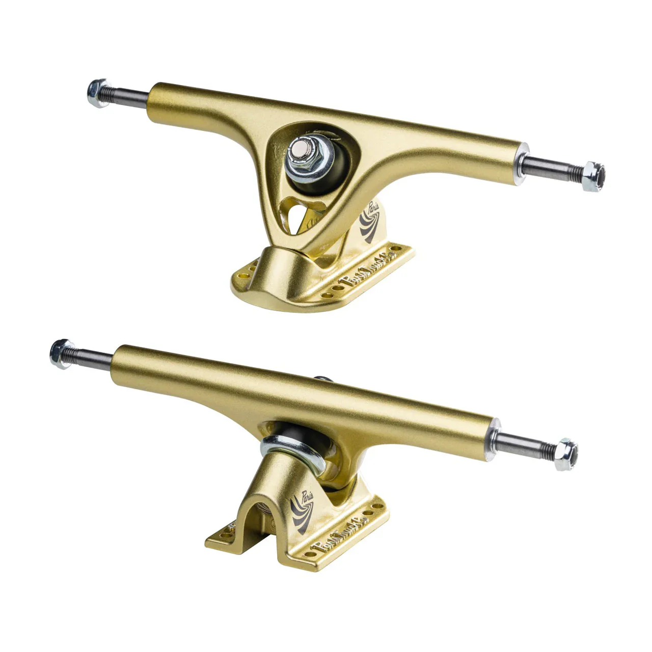 Paris Longboard Trucks V3 180mm 50° Gold Satin (10" Axle) - Pair - Set of 2