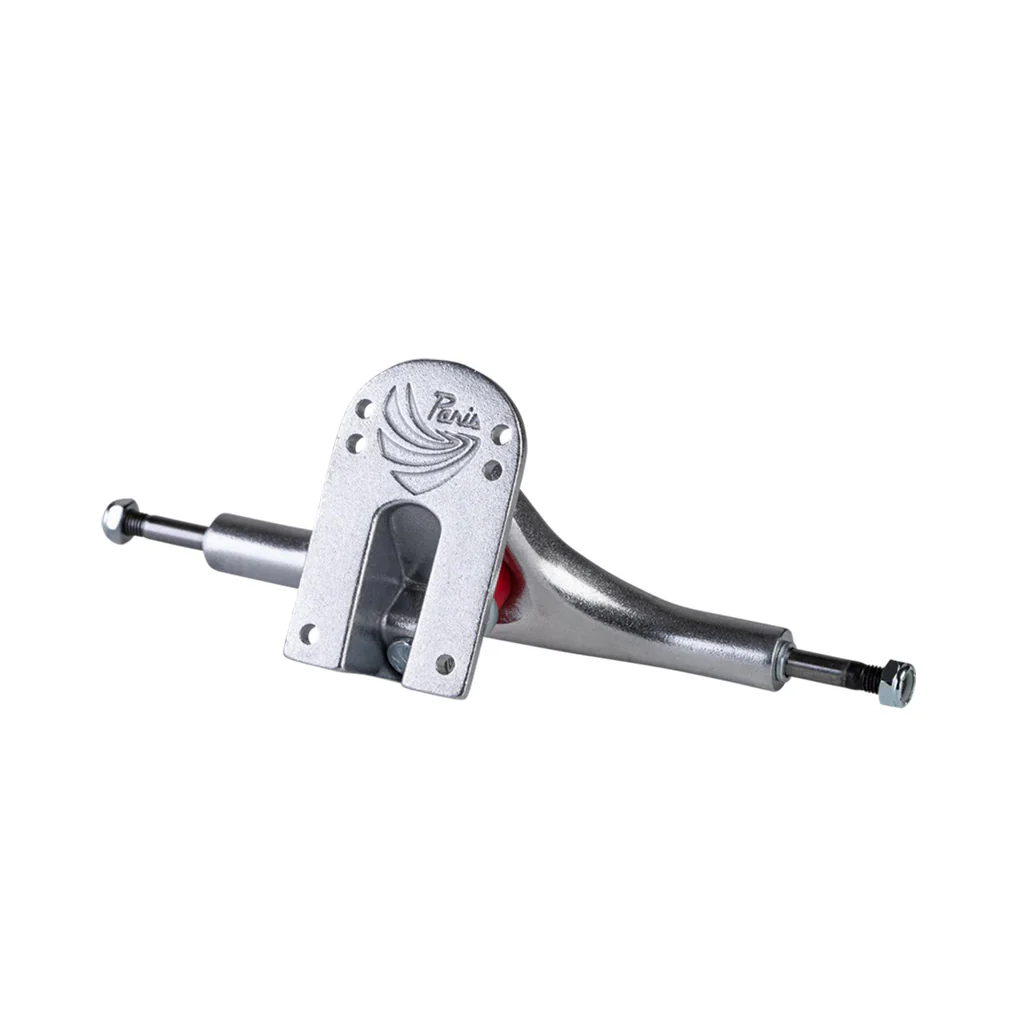 Paris Longboard Trucks, Wheels, Hardware, and Abec 7 Bearings Kit - V2 180 Raw + Blank Ghost White 65mm 78A - Image 4