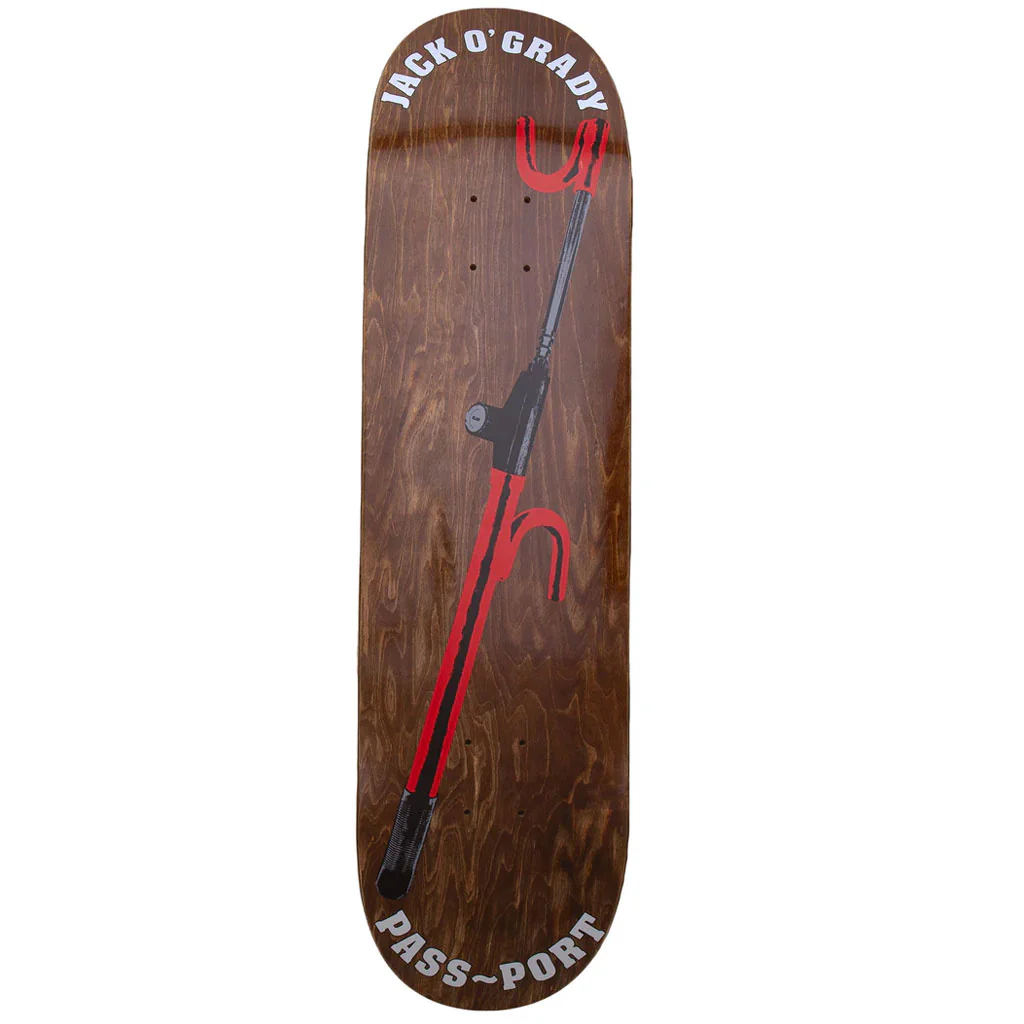 Passport Skateboard Deck Jack O'Grady Lock Up 8.38" x 32.125"