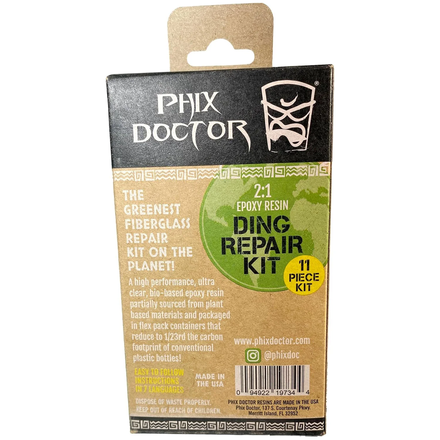 Phix Doctor Surfboard Repair Kit 2:1 Bio Epoxy Resin Kit for Surfboards SUP Ding 3oz - Image 4