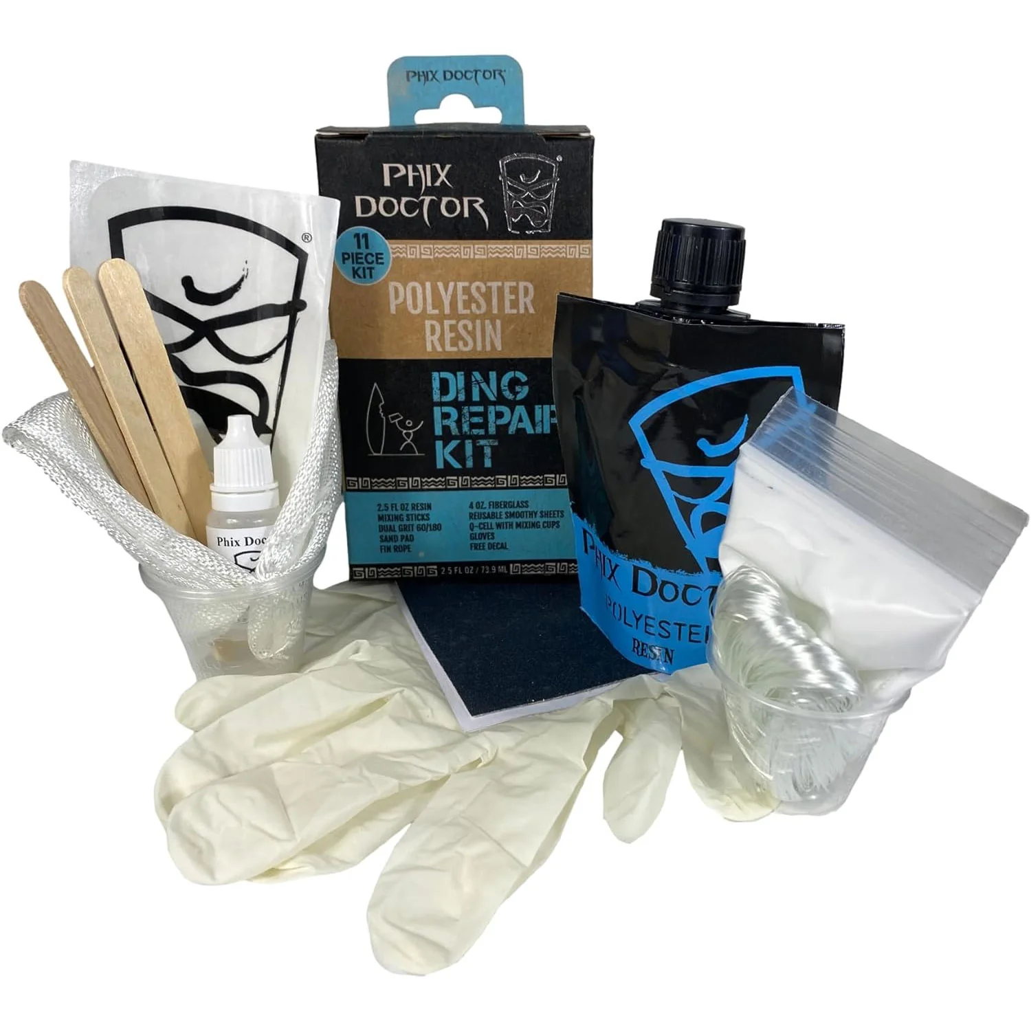 Phix Doctor Surfboard Repair Kit Polyester Repair Kit 4oz - Image 2