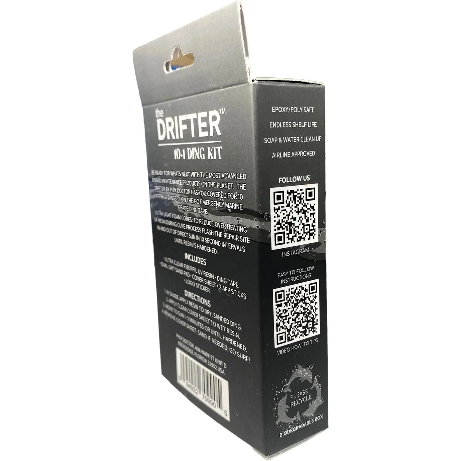 Phix Doctor Surfboard Repair Kit The Drifter 10+1 Travel Ding Kit - Image 4