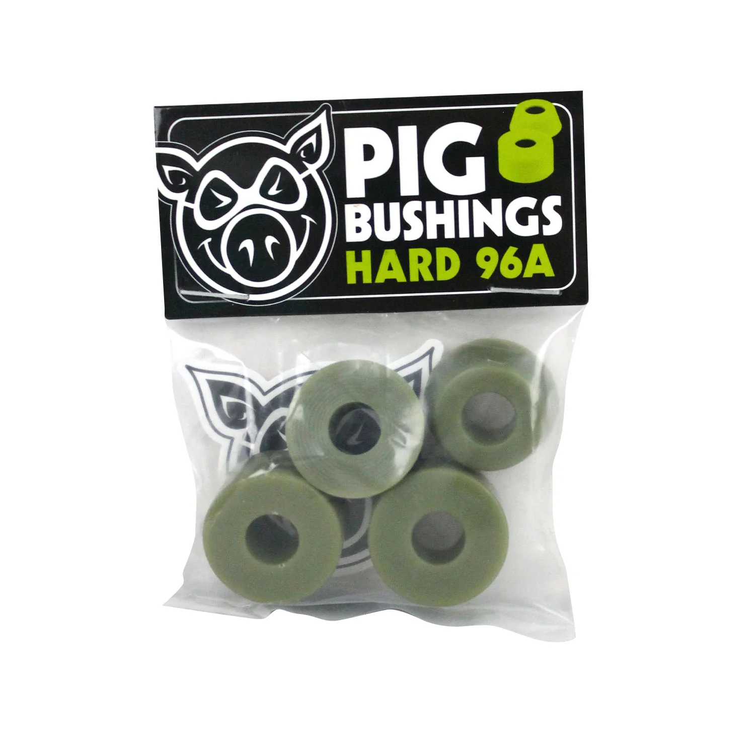 Pig Bushings Hard 96A Olive for 2 trucks