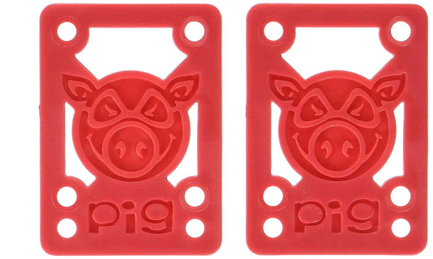 Pig Risers 1/8" Red