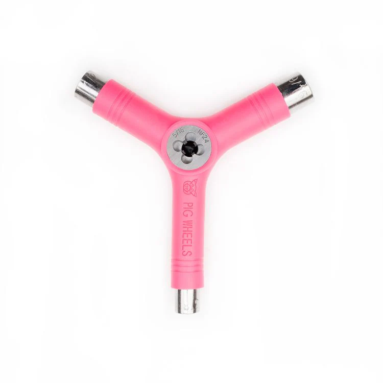 Pig Skate Tool Tri Socket All In One With Threader - Pink - Image 3