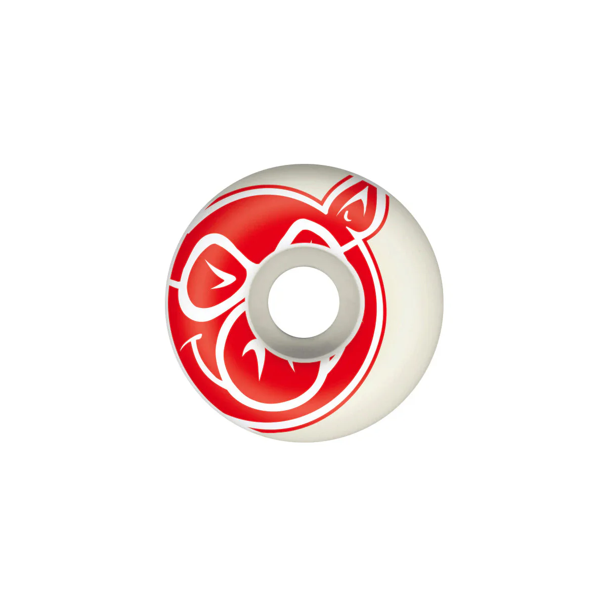 Pig Skateboard Wheels 51mm Classic 99A White - Image 2
