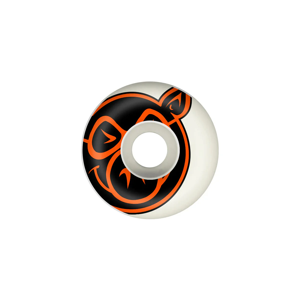 Pig Skateboard Wheels 54mm Classic 99A White - Image 2
