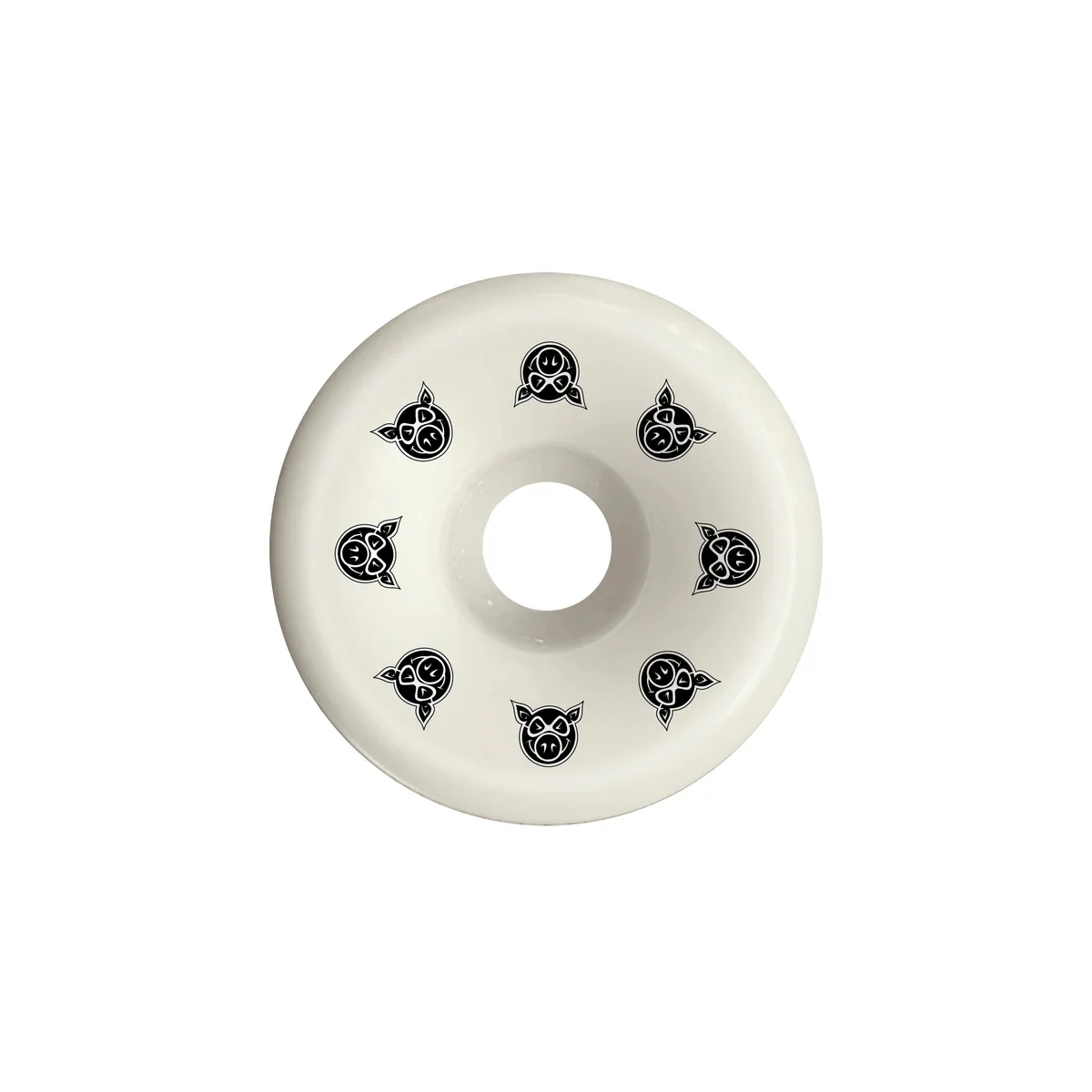 Pig Skateboard Wheels 54mm Conical 99A White - Image 2