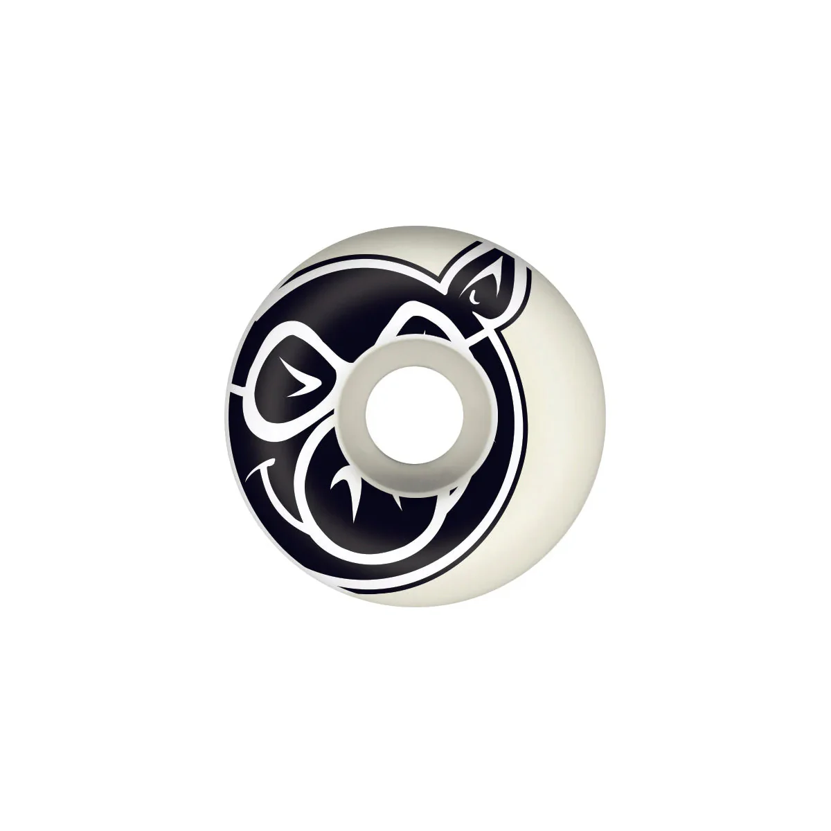 Pig Skateboard Wheels 55mm Classic 99A White - Image 2