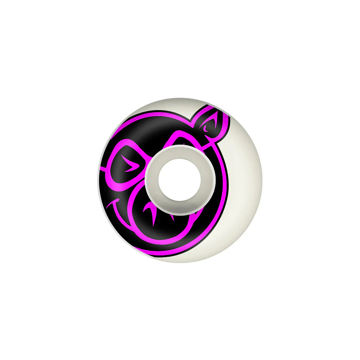 Pig Skateboard Wheels 56mm Classic 99A White - Image 2