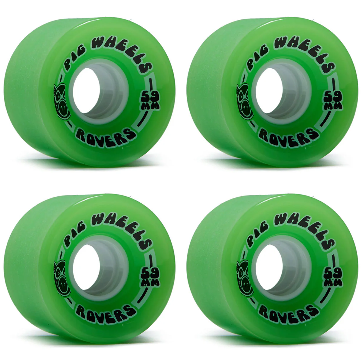 Pig Skateboard Wheels Rover 85A Green 59mm