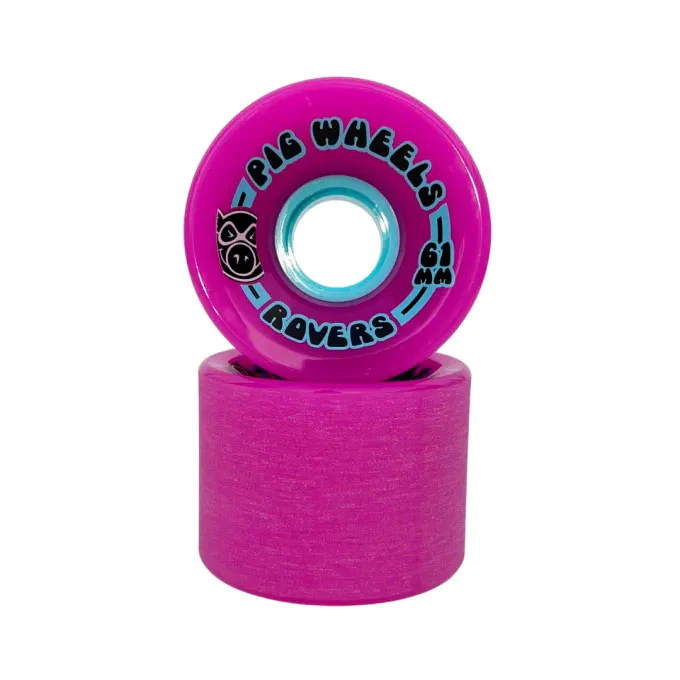 Pig Skateboard Wheels Rover 85A Pink 61mm - Image 3