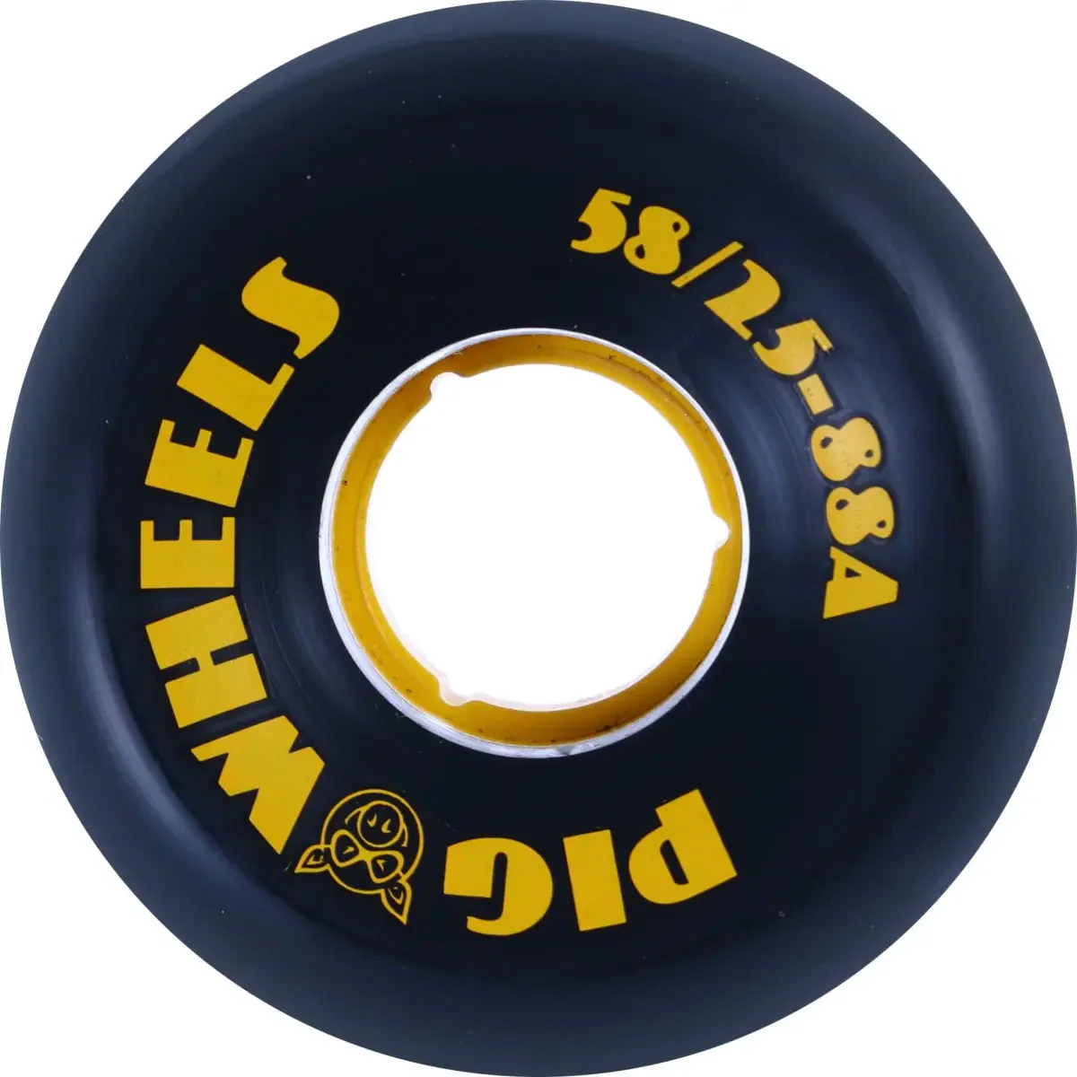 Pig Skateboard Wheels RT's 88A Black 58mm - Image 2