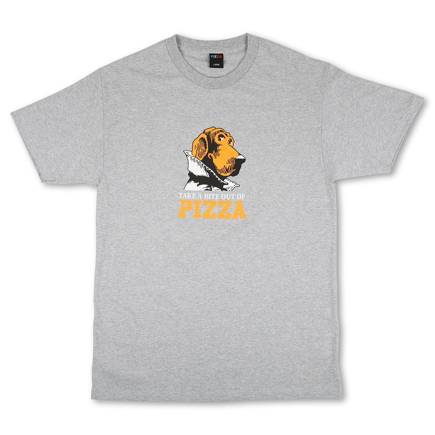 Pizza Shirt Gruff Heather Grey