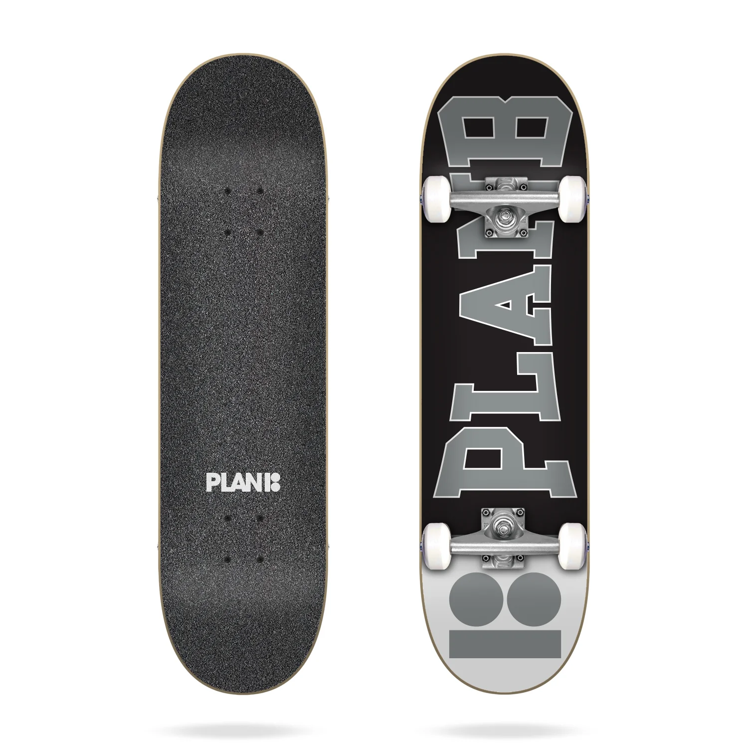 Plan B Complete Academy Black/White 7.75" x 31.6" Assembled