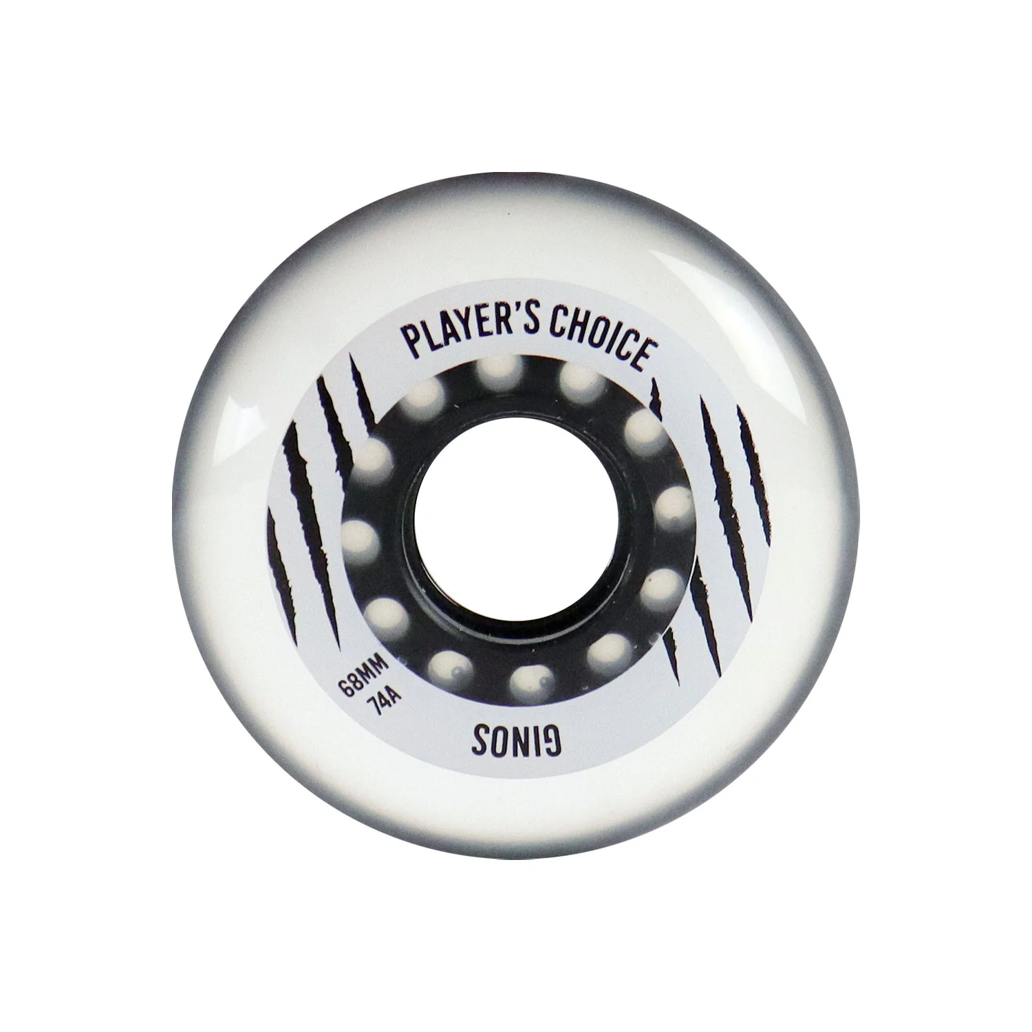 Player's Choice Indoor Roller Hockey Wheels 68mm Ginos 74A 8-Pack - Image 2