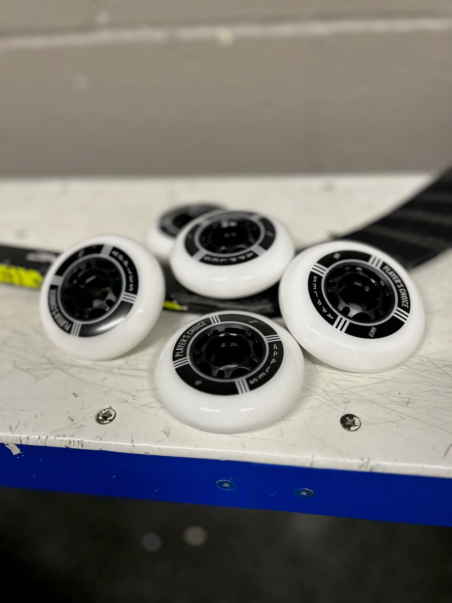 Player's Choice Indoor Roller Hockey Wheels 76mm Apples 78A 4-Pack - Image 5