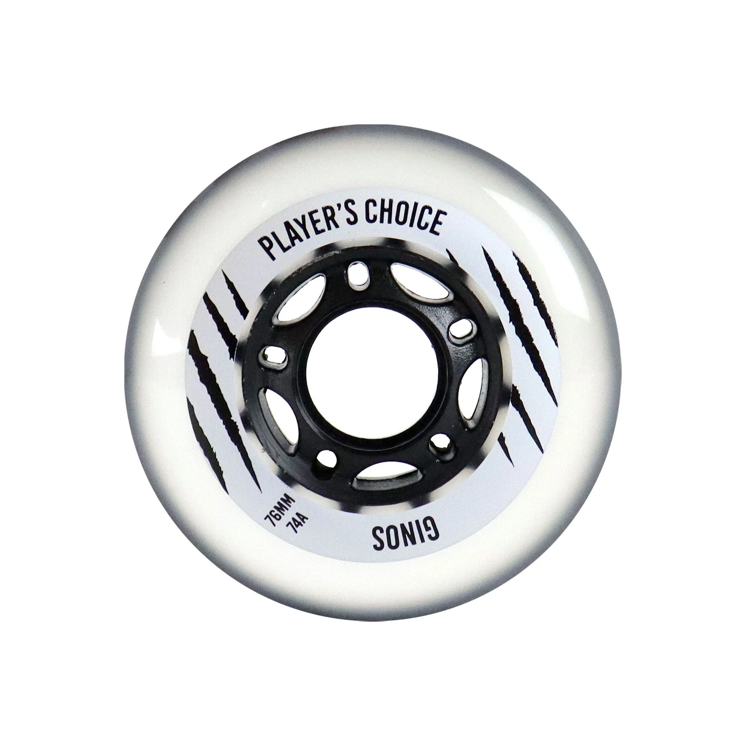 Player's Choice Indoor Roller Hockey Wheels 76mm Ginos 74A 4-Pack - Image 2